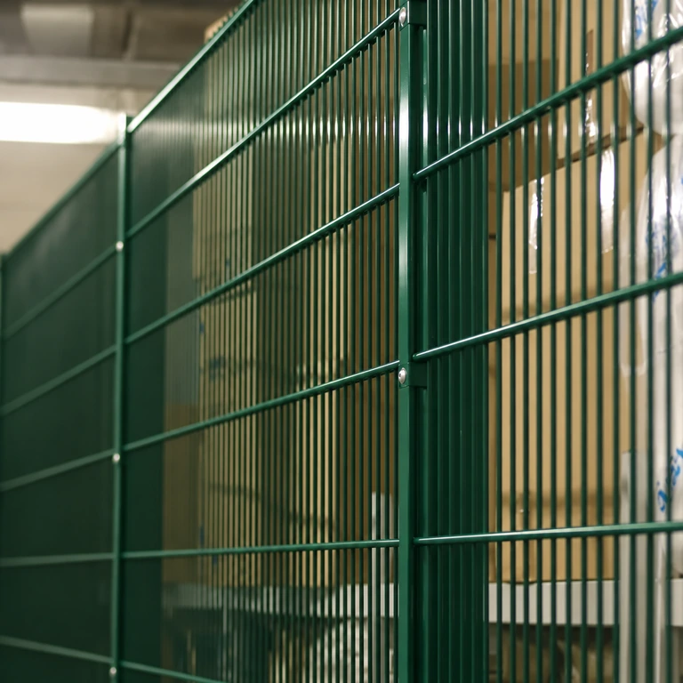 Close-up of twin wire 868 fencing