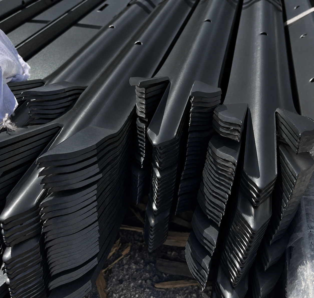 Traditional D Pale - 3.0m - Galvanised & PPC Black RAL 9005