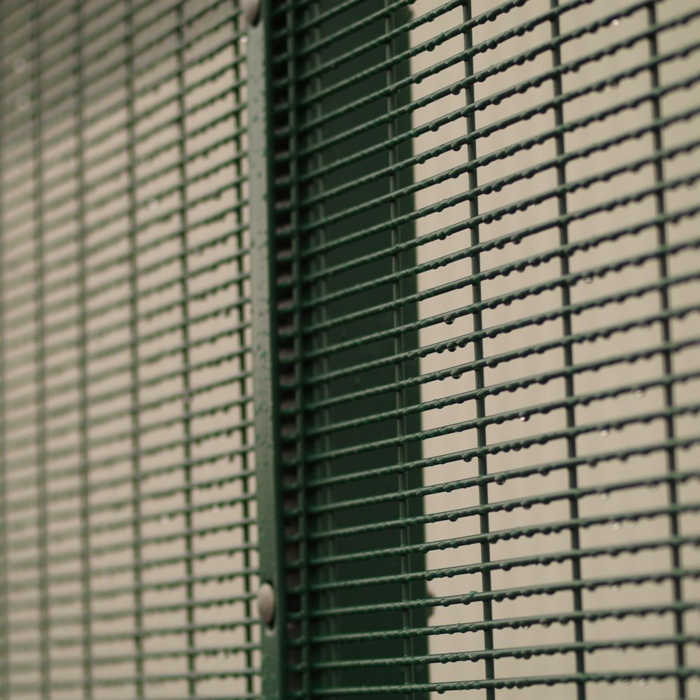 1.2m 358 High Security Fencing - Black RAL 9005 (per 2.5m Bay)