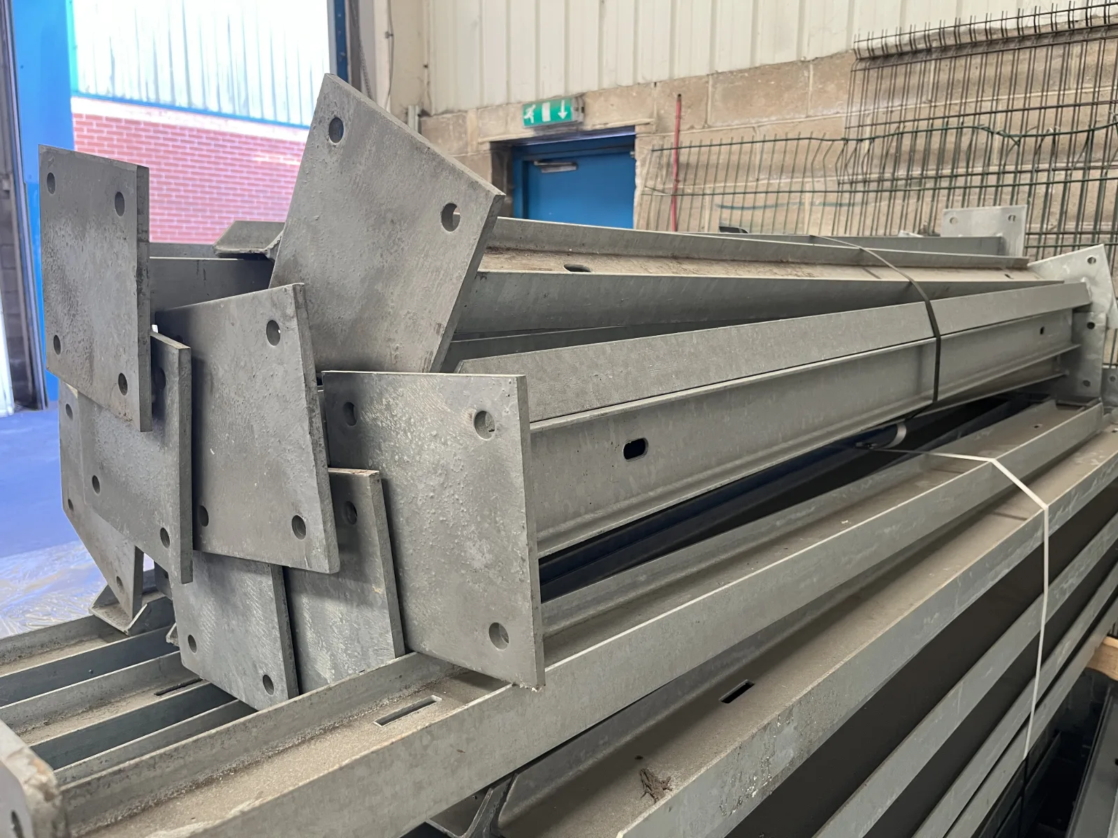 Traditional Bolt-Down RSJ Post - 2.1m - Galvanised
